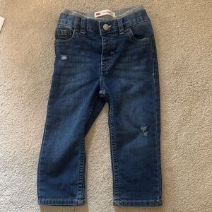 Kids Levi's Blue Denim Straight Legged Jeans